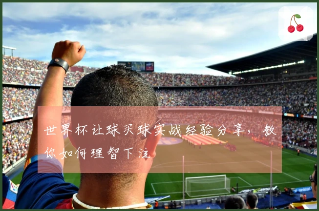 世界杯让球买球实战经验分享，教你如何理智下注